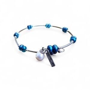 Vantel Pearls "Blessing" Peacock Bracelet